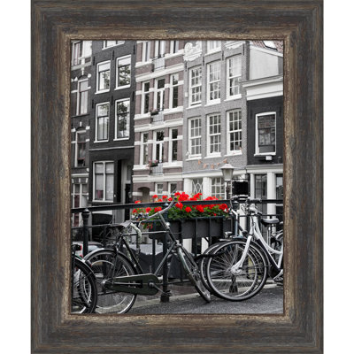 Taquia Brown Wood Picture Frame