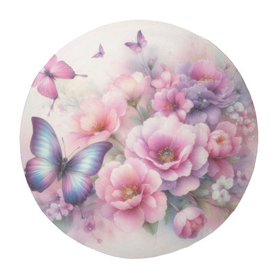 Tapis tressé Petal Wings