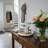 Round 2 Tier White Wooden Tray Stand