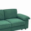 (SOFA 2.5S) Canapé compact en velours 78,74 po avec rangement caché, causeuse 2 places pour les petits appartements et les studios-133169425