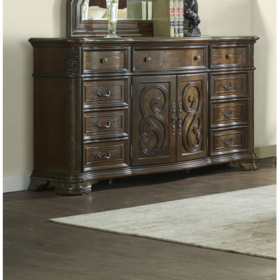 Commode combinée 9 tiroirs Arvo