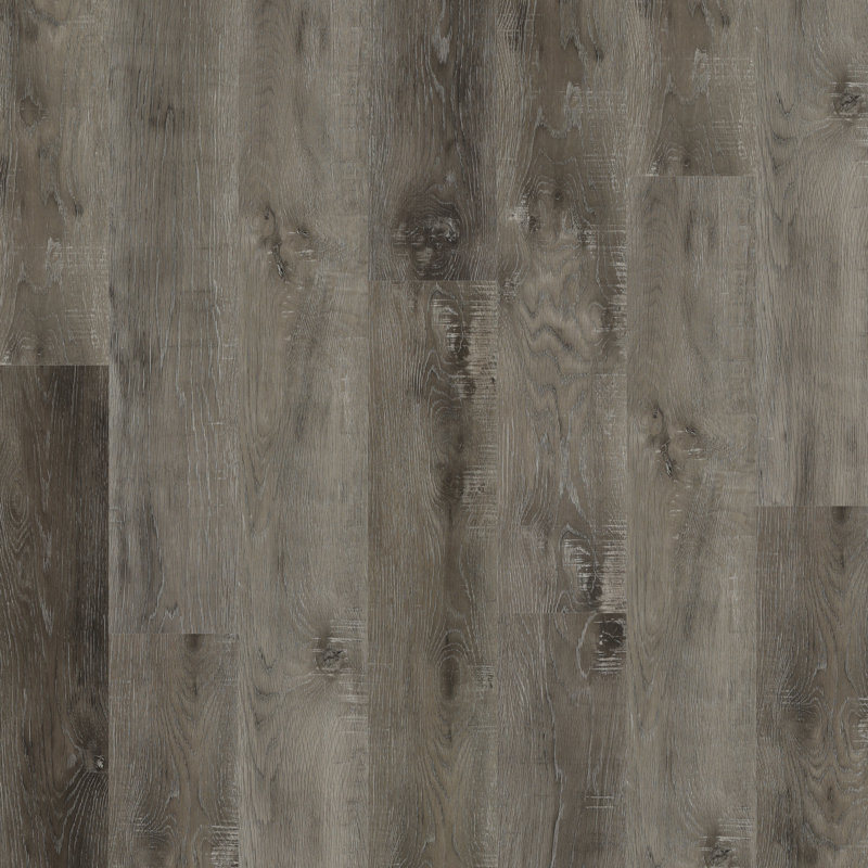 Atri Plancher en vinyle SPC à clic imperméable, 7 po x 54 po x 6 mm avec sous-couche intégrée