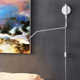 Varun Single Light Iron Dimmable Plug-in Swing Arm Sconce