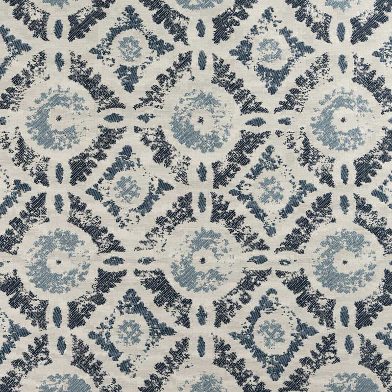 Wittstock Floral Chenille Fabric, Indigo