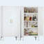 Armoire de rangement en métal avec 2 portes réglables en métal-129435925