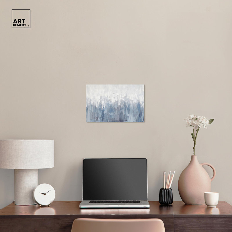 Art Remedy, toile abstraite neutre, H 10 po x l 15 po, Toile tendue