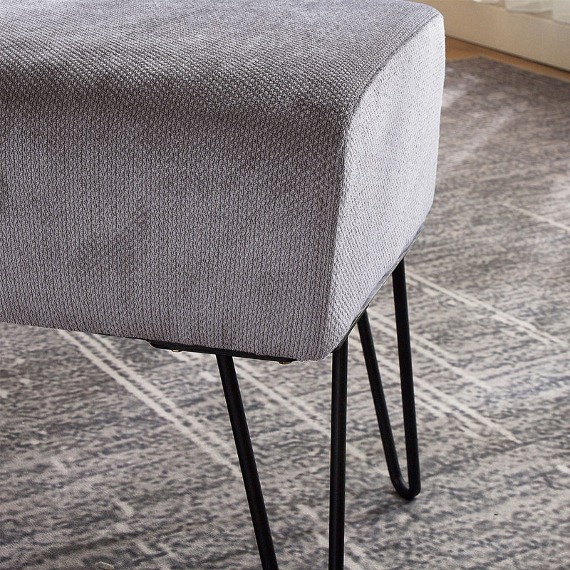 Repose-pieds Avilla, Polyester argent