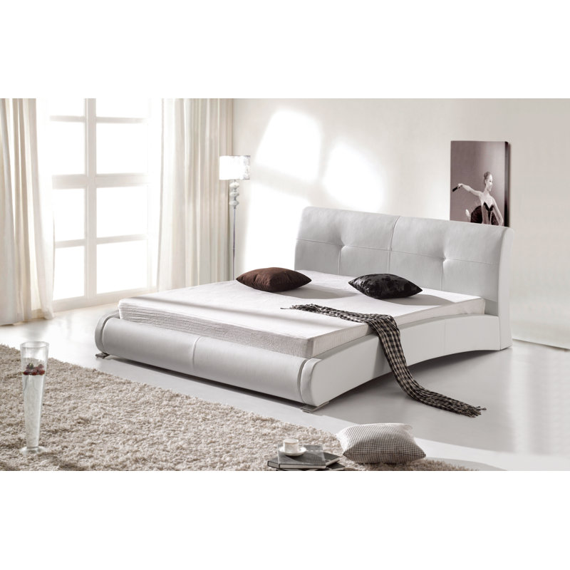 Lit plateforme Arevalo Sinfonia, Double, Noir