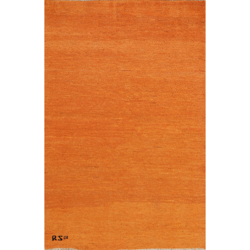 Contemporary Wool Gabbeh Oriental Rug 3x5