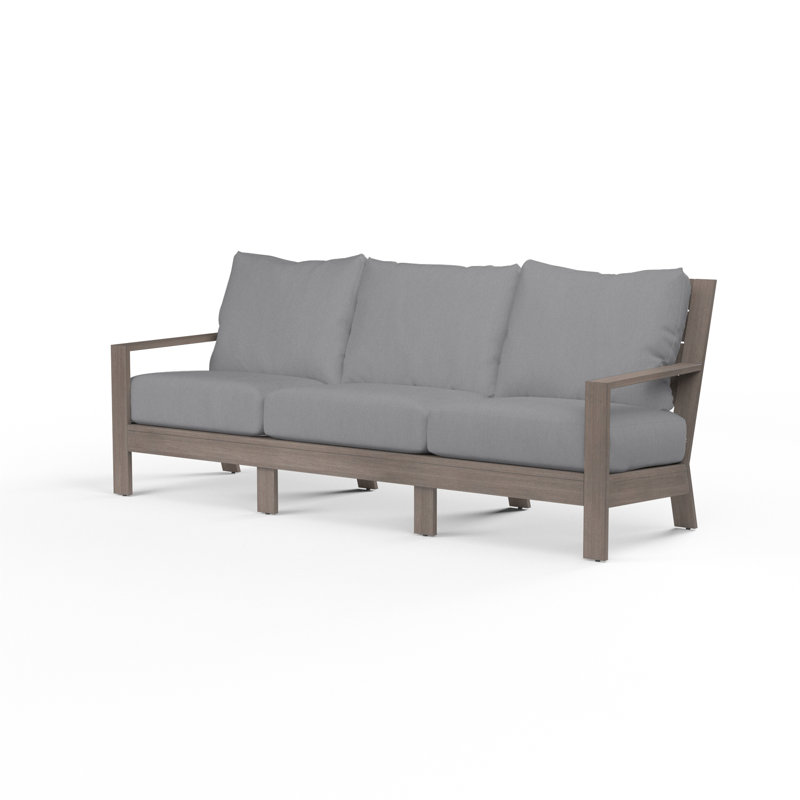 Laguna Outdoor 3 - Seat Patio Sofa, Canvas Granite Sunbrella®