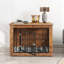 Wooden Dog Crate Furniture, Nightstand with Lock-828711453-828711454