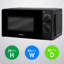 Abode AMM2005B, 20L Manual Microwave in Black