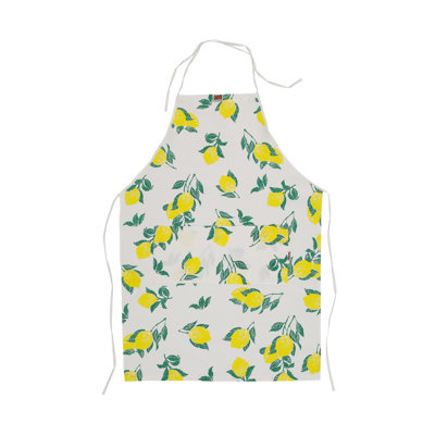 Limoni Floral Cotton Bib Apron