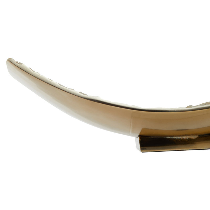 Beric Metal Decorative Plate 1, Gold