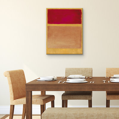" Sunset Terracotta Orange Abstract " by Willowbrook Fine Art