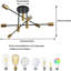 Lustre sphérique spoutnik à 6 lumières Coblitz-271712955