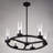 Antwion Light Wagon Wheel Chandelier-743480092-743480095