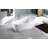Kingston Brass Aqua Eden 70-Inch Acrylic Oval Single Slipper Freestanding Tub with Drain