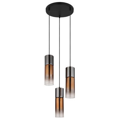 Chiho 3 - Light Matte Black Pendant