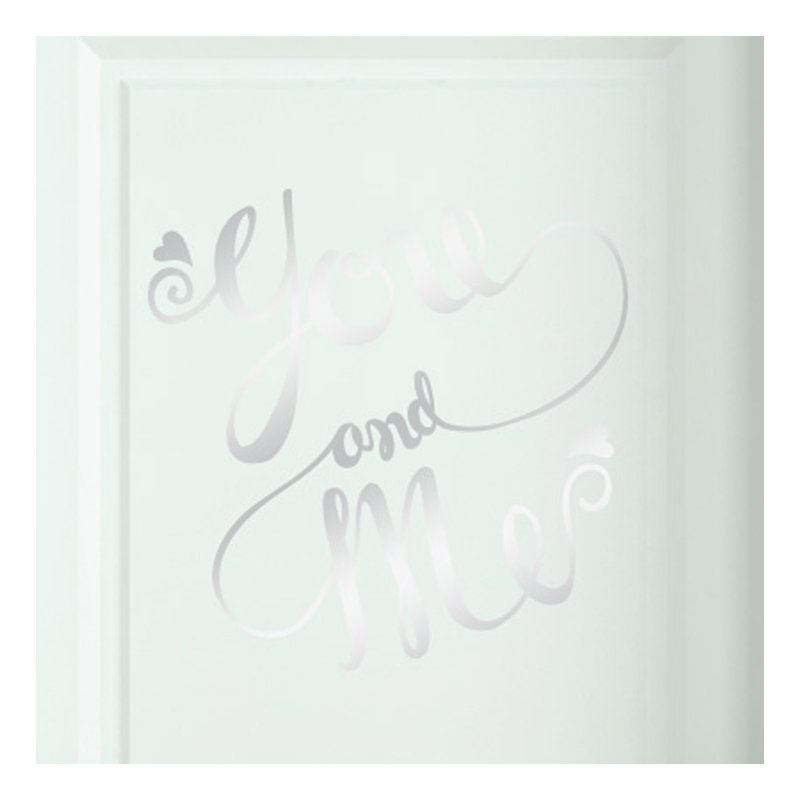 Wall Decal, Shiny Silver