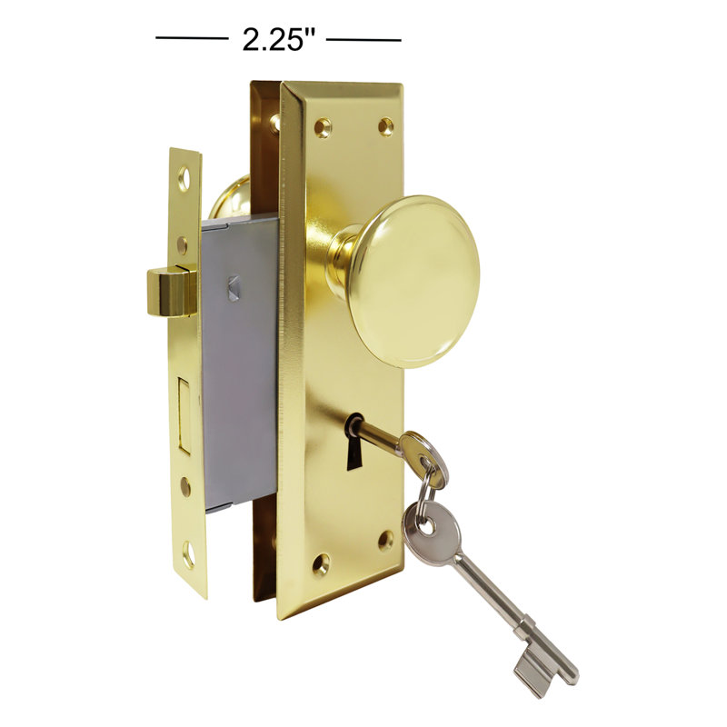 Bouton de porte avec serrure