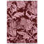 Wool Floral Area Rug in Pink/Purple-74187206