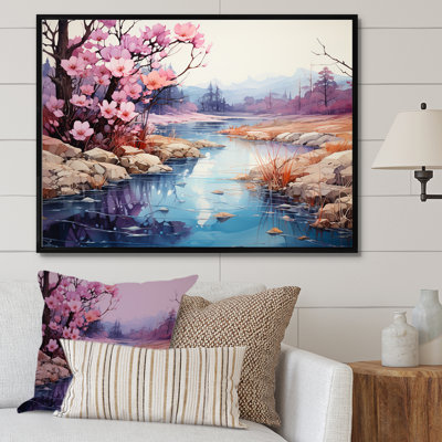 Impression sur toile «Al tranquillité» - campagne