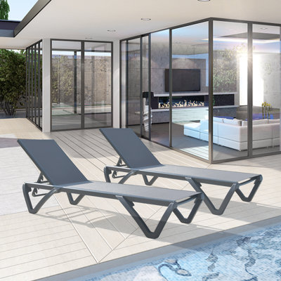 64" Long Single Chaise