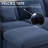 Virgus Corduroy Sectional-461132277