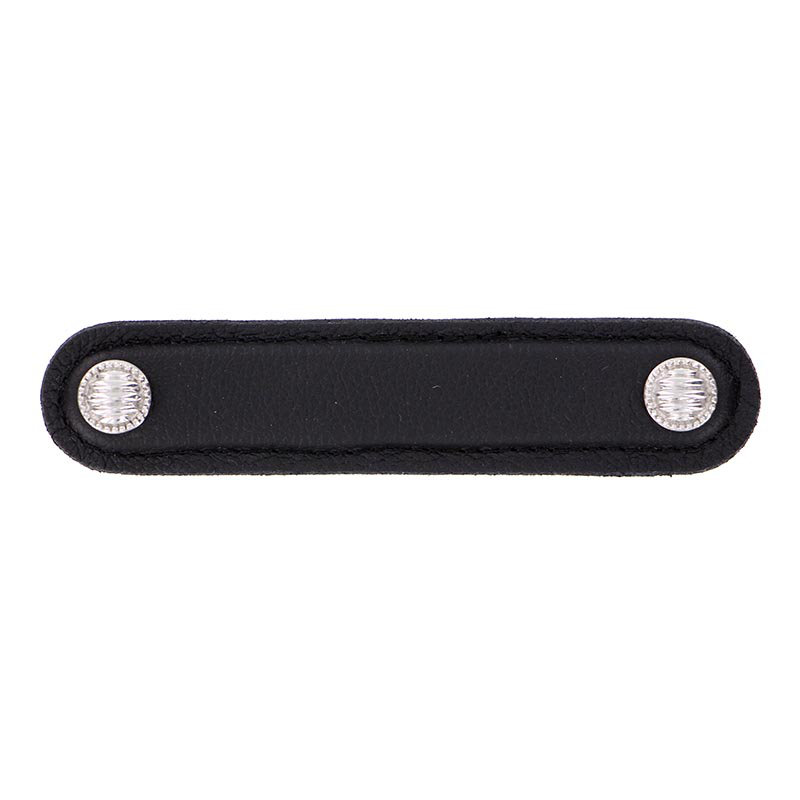 Sanzio Lines and Dots 6'' Center to Center Bar Pull, 6", Polished Nickel, Light Bronze