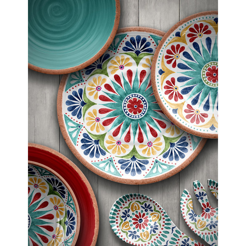 Eddie Medallion 27cm Melamine Dinner Plate