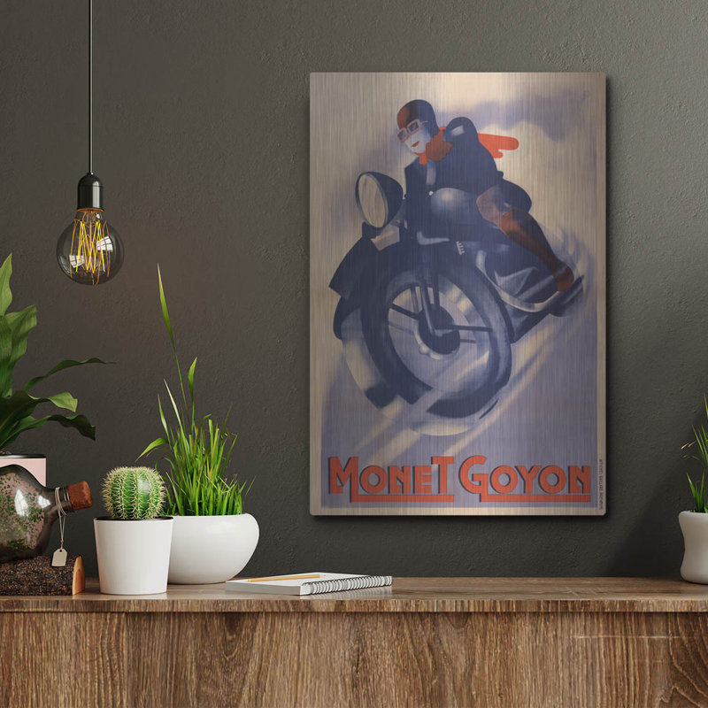 «Willet Forge» par Monet Goyon, art mural en métal, H 16 po x l 12 po