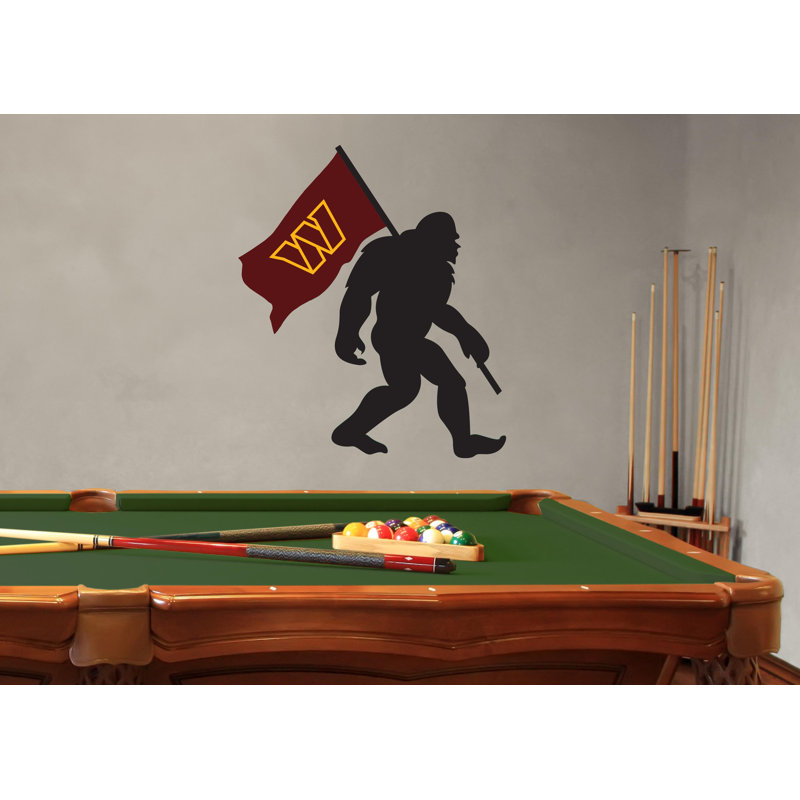 Washington Commanders Big Foot Wall Decal