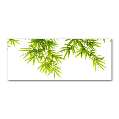 Bamboo Leaves - Wrapped Canvas Print