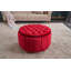 Hoover 68cm Wide No Pattern Pouffe Ottoman-1214206278