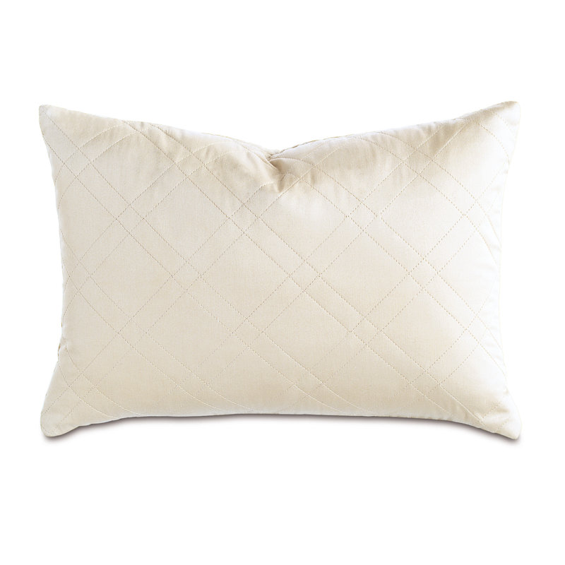 Coperta Cotton Pillow Sham, King, Ivory