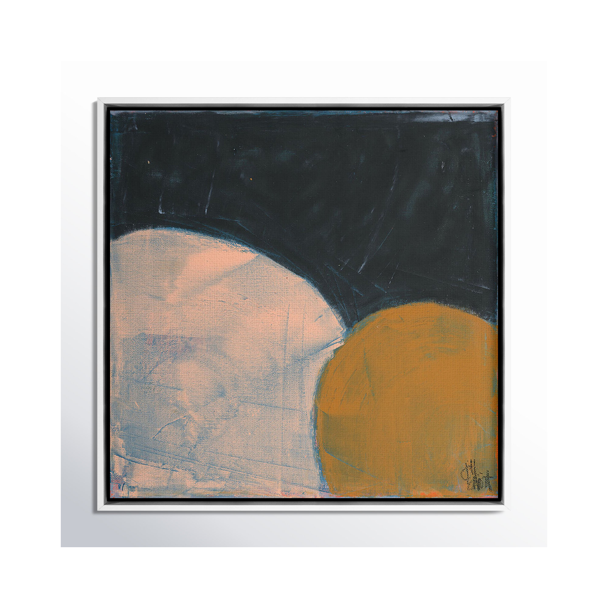 Sometimes Still by Jill Elliott, 24" H x 24" W, Black Canvas