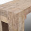 Banc en bois massif récupéré Landry avec finition blanchie et nuances rosées-118225763