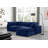 Kirstey Velvet L-Shaped Sectional Reversible-87141384