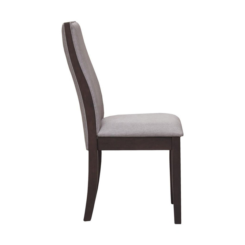 Chaises de salle à manger contemporaines, Taupe, Espresso