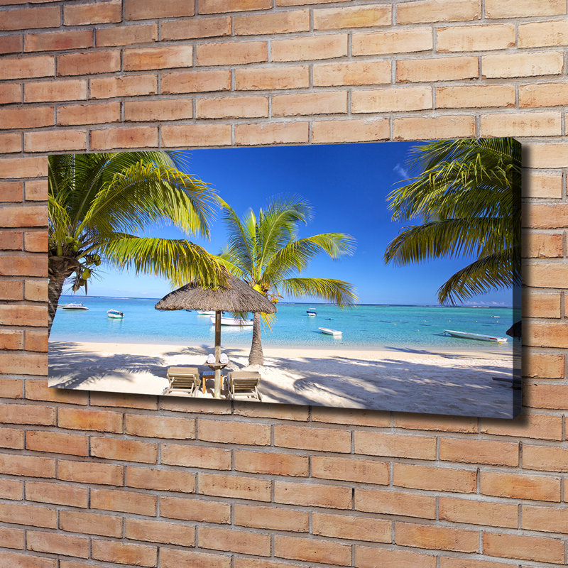 Mauritius Beach - Wrapped Canvas Print