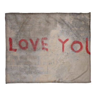 Banksy Sewn Throw Blanket