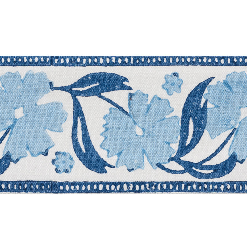 Adra Hand Blocked Tape, Blue
