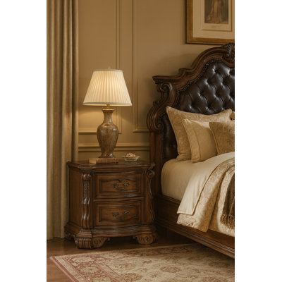 Tony 30.5"W 2-Drawer Nightstand