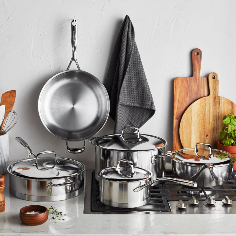 Demeyere Atlantis 9-Piece Stainless Steel Cookware Set