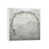 White Floater Framed