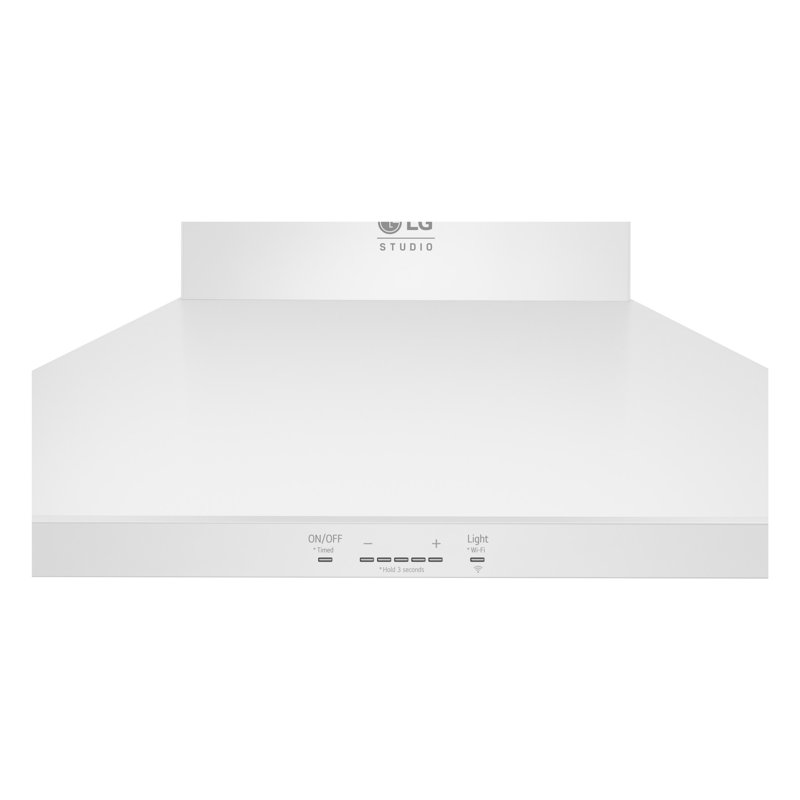 36" 600 CFM Ducted Wall Mount Range Hood with Nightlight, Wi-Fi, Remote Control Included, Black, 30"