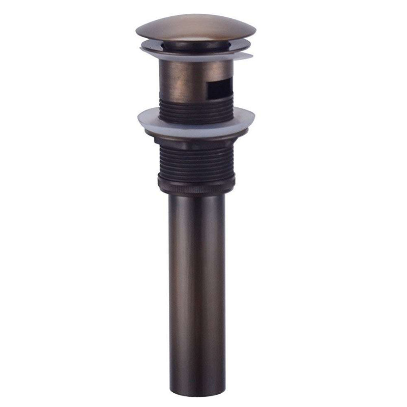 Nuevitas Pop up Drain Elegant Durable Sink Accessory, Brushed Nickel