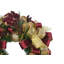 26" Holiday Wreath With Hydrangeas, Glitter Leaves, Ornaments And Bows-828741056-828741063