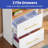 Marjon 31.35'' Wide Nightstand with 2 Drawers File Cabinet, 2 Storage Shelves